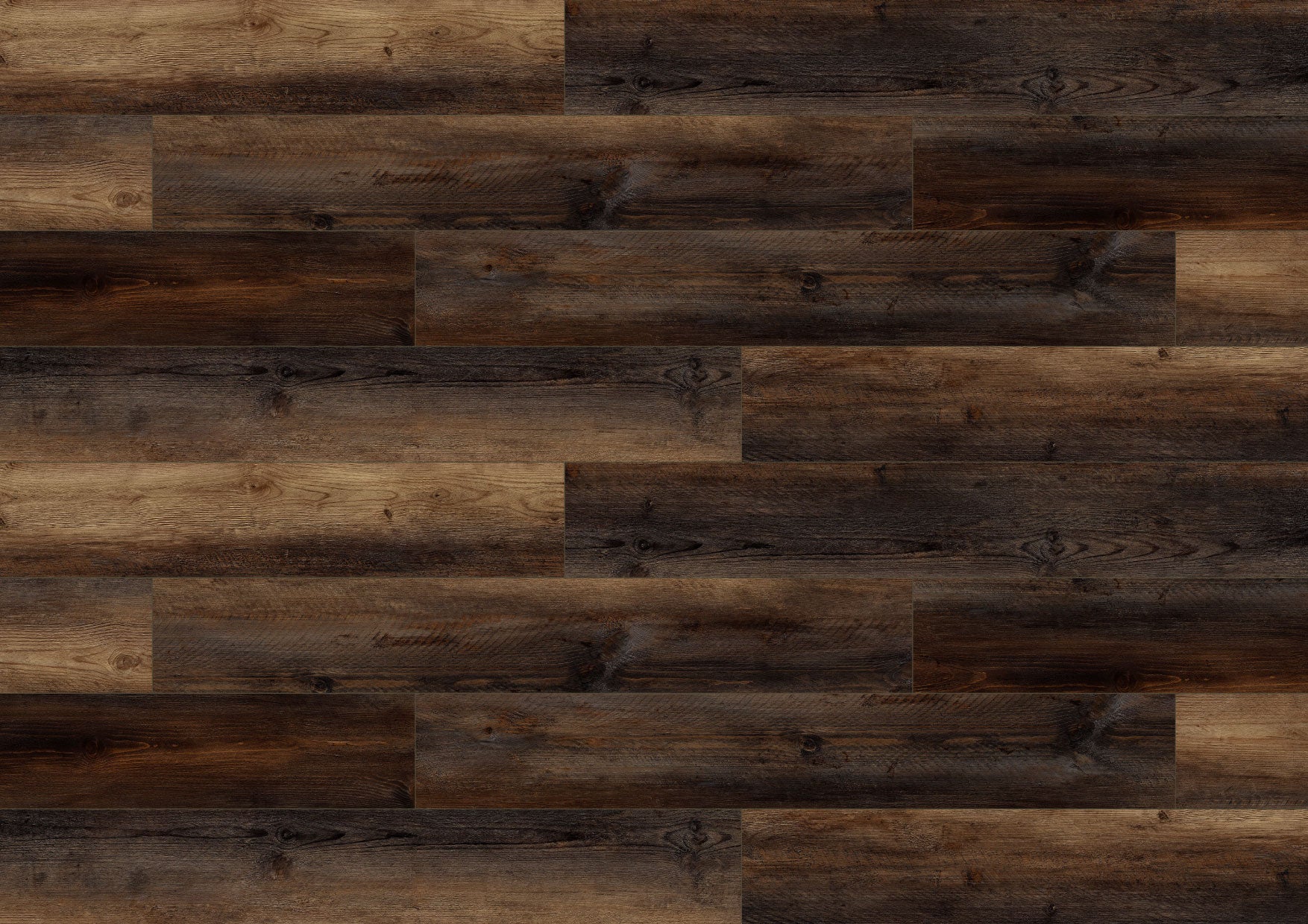 ENTANA WALNUT - Wooden Finish SPC Flooring - 48 x 7 inch (1220 x 181 mm) - 5 mm | 10 Years Warranty | Unilin Click N Lock Technology