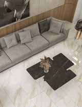 TRAVERTINO BEIGE - Stone Look SPC Flooring - 48 x 7 inch (1220 x 181 mm) - 5 mm | 10 Years Warranty | Unilin Click N Lock Technology