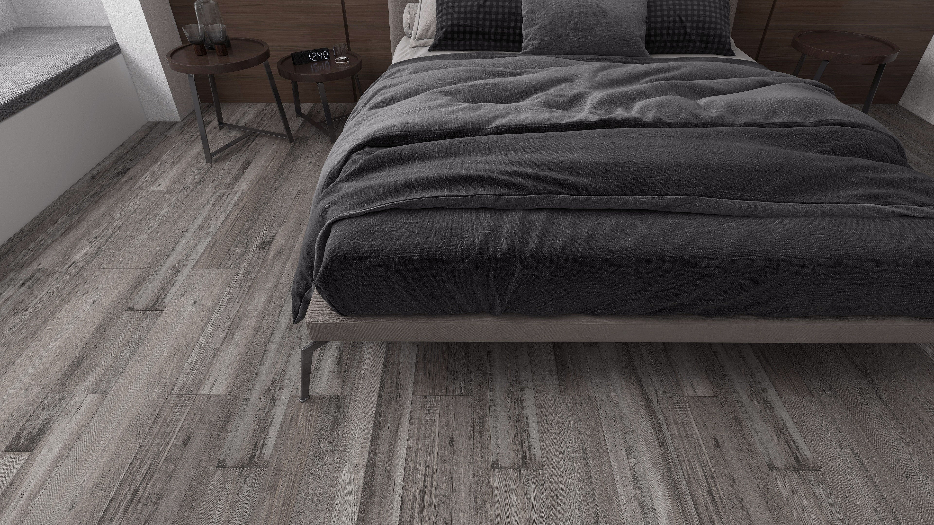 MAPLE BURL - Wooden Finesh SPC Flooring - 48 x 7 inch (1220 x 181 mm) - 5 mm | 10 Years Warranty | Unilin Click N Lock Technology