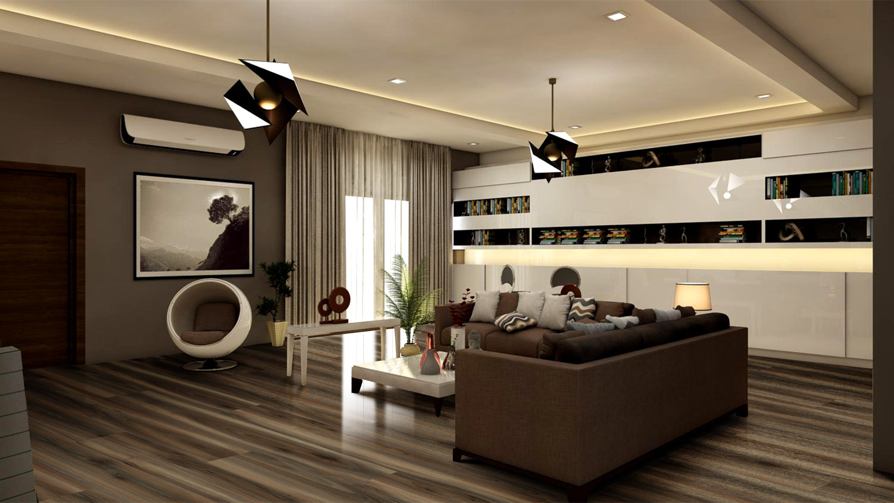 TANZANIA - Wooden Look SPC Flooring - 48 x 7 inch (1220 x 181 mm) - 5 mm | 10 Years Warranty | Unilin Click N Lock Technology