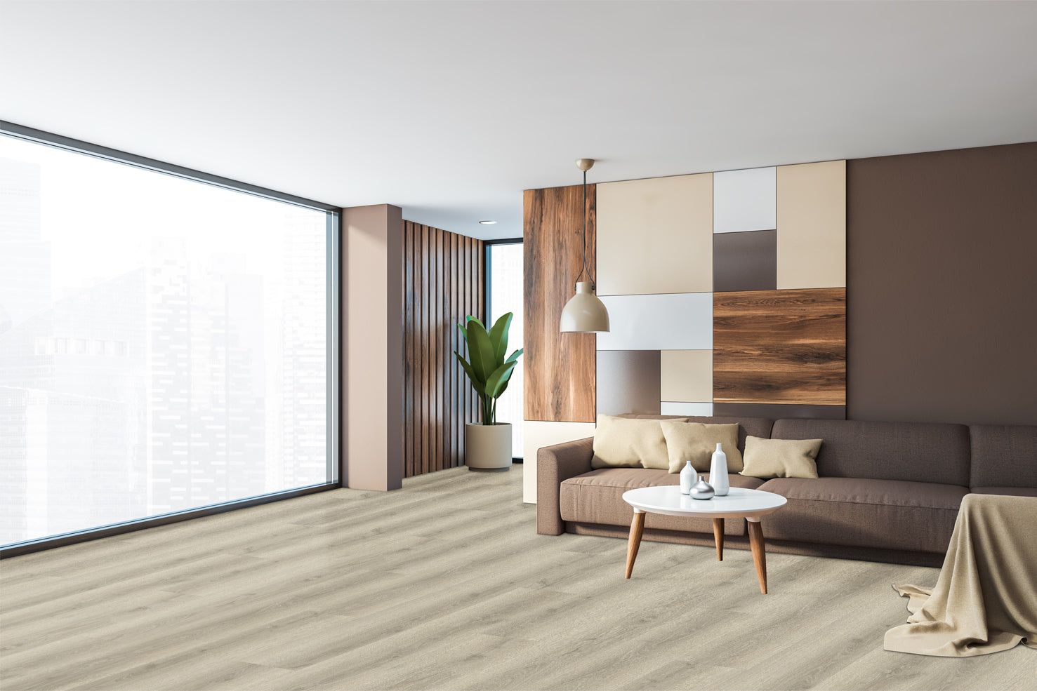 HAWAIIAN - Wooden Look SPC Flooring - 48 x 7 inch (1220 x 181 mm) - 5 mm | 10 Years Warranty | Unilin Click N Lock Technology
