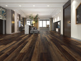 ENTANA WALNUT - Wooden Finish SPC Flooring - 48 x 7 inch (1220 x 181 mm) - 5 mm | 10 Years Warranty | Unilin Click N Lock Technology