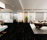 NERO MARQUINA - Stone Look SPC Flooring - 48 x 7 inch (1220 x 181 mm) - 5 mm | 10 Years Warranty | Unilin Click N Lock Technology