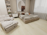 CORDIA - Wooden Oak Finish SPC Flooring - 48 x 7 inch (1220 x 181 mm) - 5 mm | 10 Years Warranty | Unilin Click N Lock Technology
